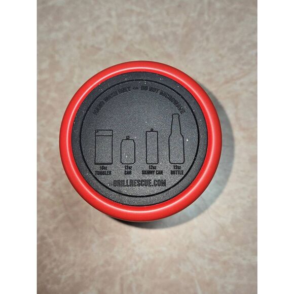 Grill Rescue Beer Buddy Red Insulated Tumbler - Picture 4 of 4